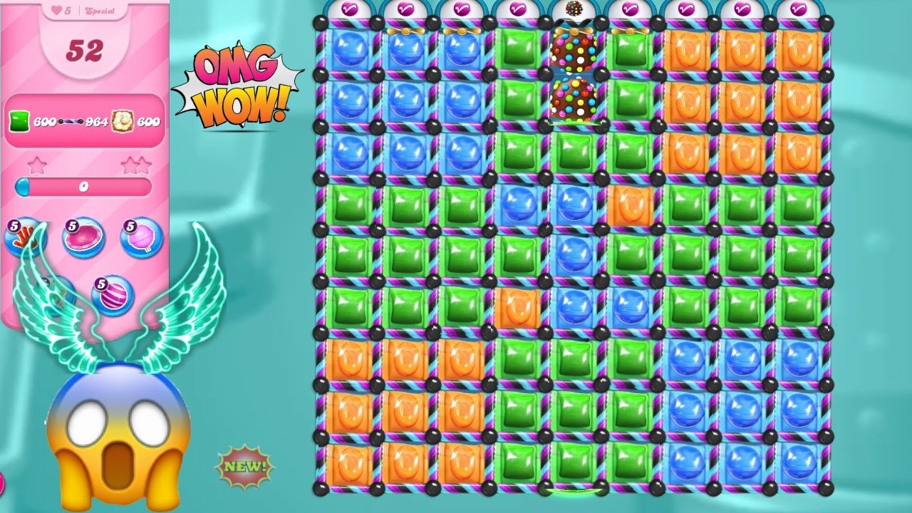 Unlimited Color Bombs And Wrapped Candy Combo Candy Crush Saga Special