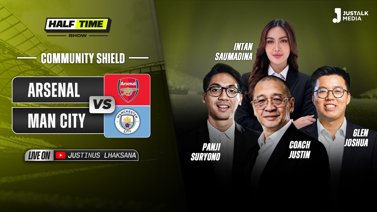 HALF TIME SHOW #55 : LIVE REACTION COMMUNITY SHIELD ARSENAL VS MAN CITY