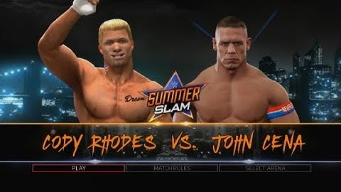 Cody Rhodes vs John Cena – WWE 2K17 (Xbox 360/PS3) | Epic Gameplay Match!