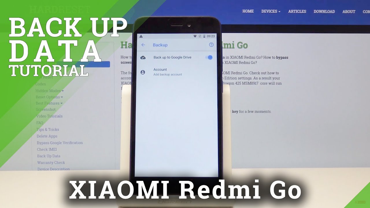 Redmi Go Google Account