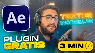 CREA Textos Animados INCREÍBLES en After Effects FÁCIL con Este Plugin (EN MENOS DE 5 MIN)⚡🤯