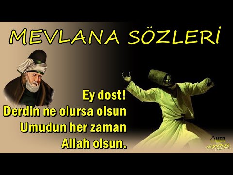 Mevlana Sözleri ❗ Mutlaka Dinleyin İlaç Gibi ❗ İyilik aradın mı, İnsanda kötülük kalmaz..!