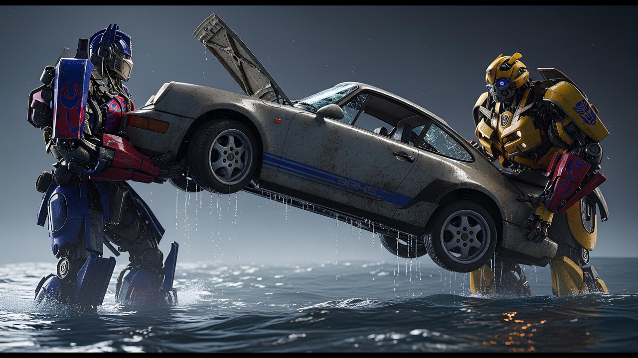 Optimus Prime & Bumblebee Recover Mirage Buried Beneath the Ocean Floor