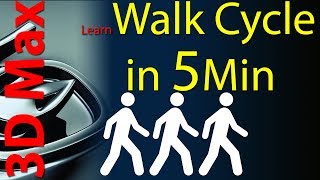 Walk Cycle in Just 5 Minutes in 3D Max