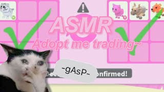 ASMR trading in adopt me!💕 *clicky sounds*