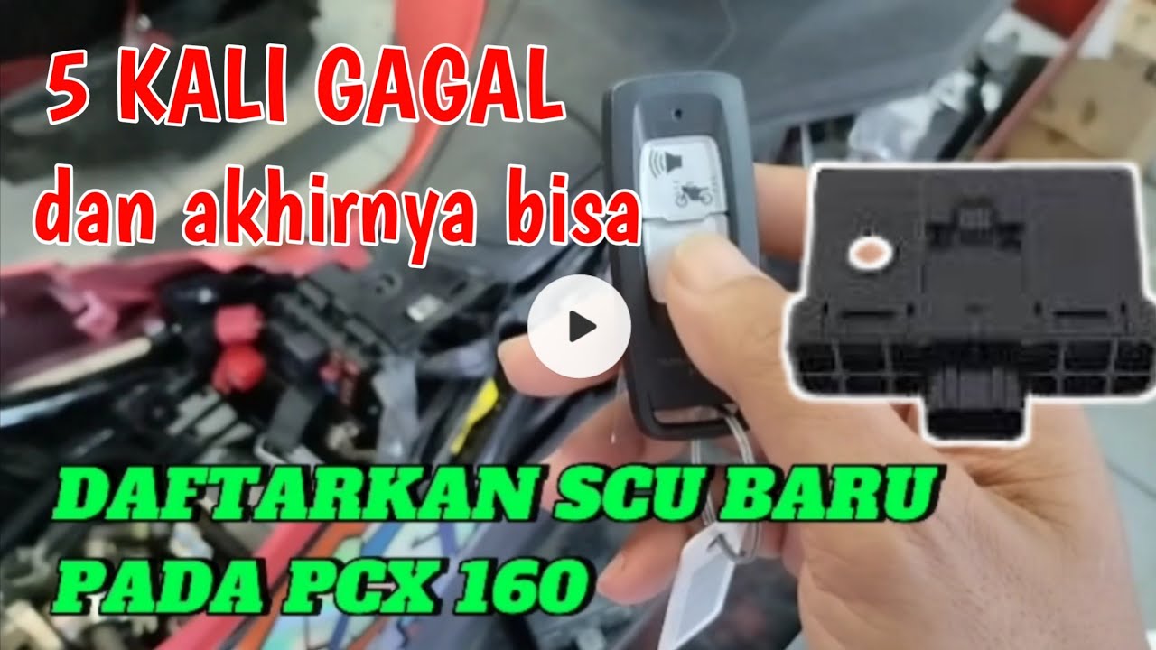 CARA DAFTARKAN SCU BARU PCX 160 PAKAI ID TAG BAWAAN MOTOR