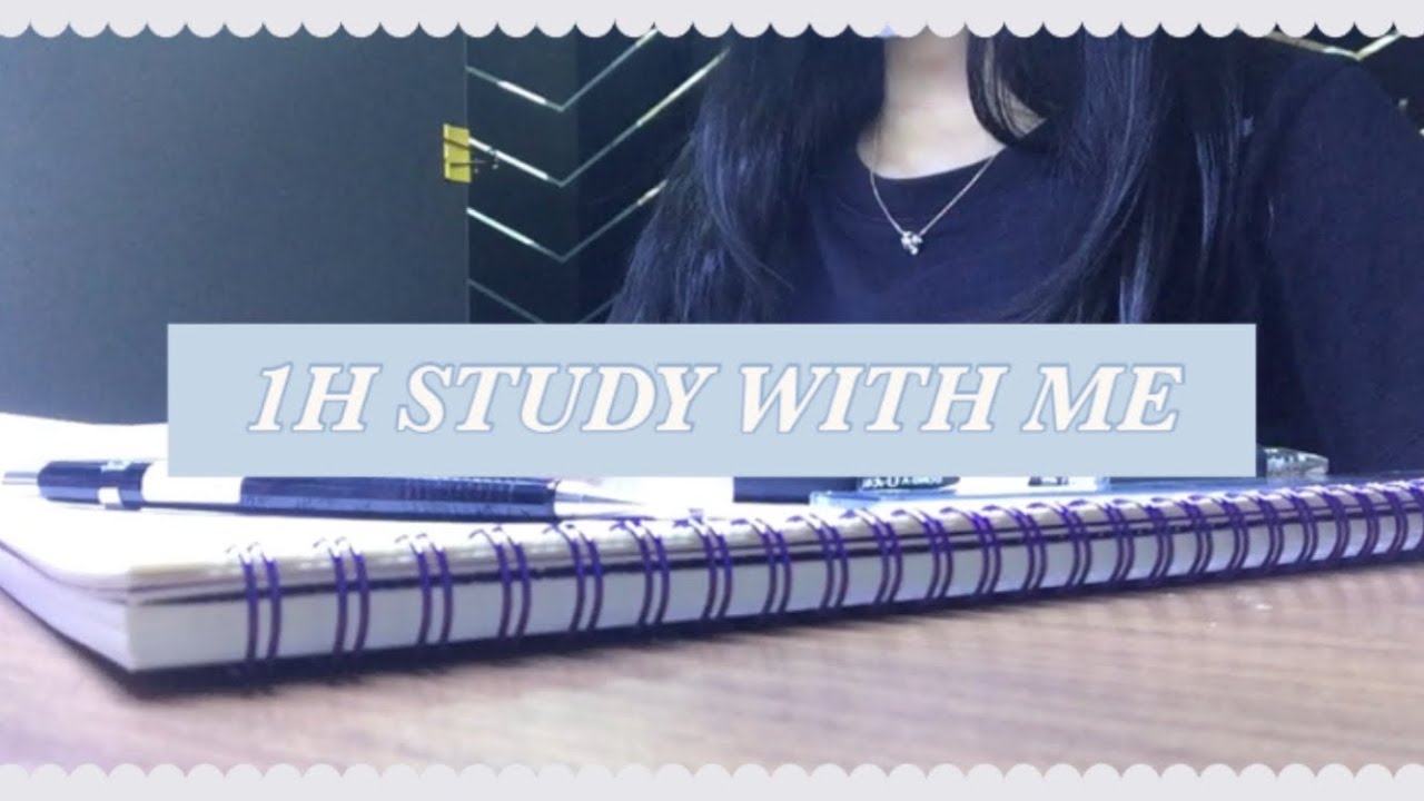 1시간 집중 모드🔥 | 고등학교 이과생의 독서실 공부 (No Music / 백색소음)