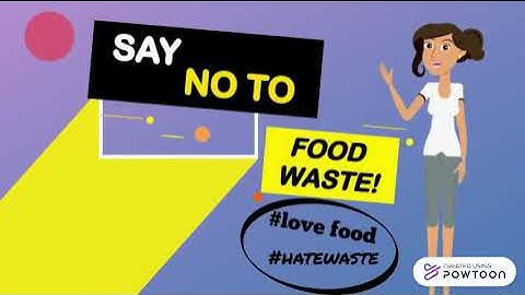 SAY NO TO FOOD WASTE!