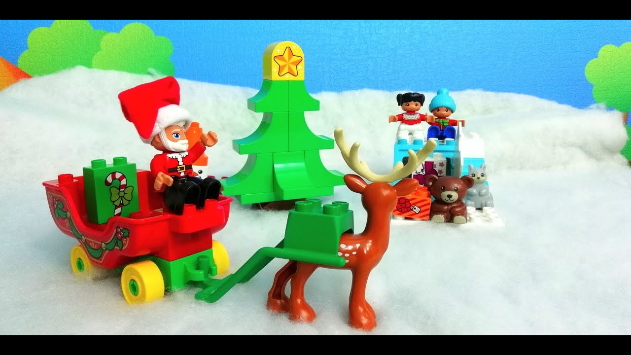 Играем в LEGO DUPLO 10837 Новый год Конструктор Lego Duplo Christmas ...