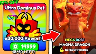 I Bought ULTRA DOMINUS PET And BEAT MEGA BOSS in Pull a Sword..
