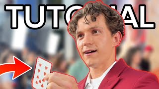 Tom Holland card magic trick EXPLAINED (tutorial)