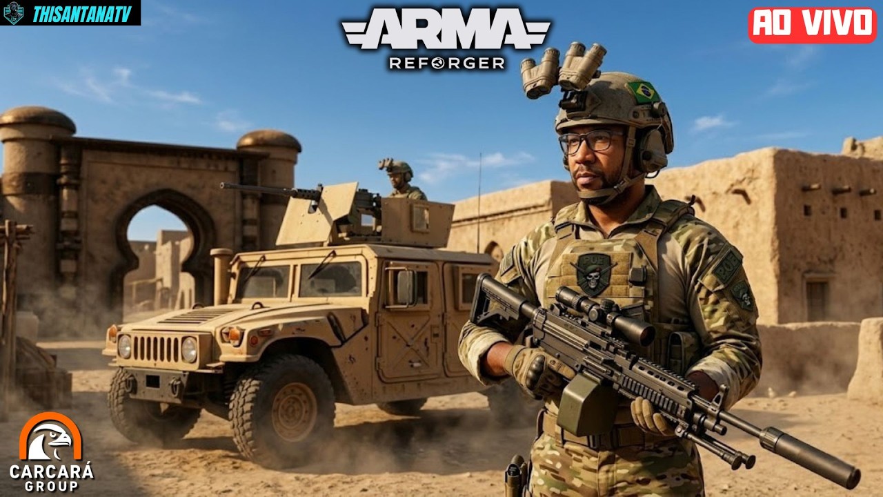 ARMA REFORGER: Tensão e Tática no Mapa Anizay! | Servidor PvE Carcará Group |