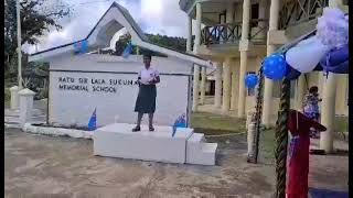 Rsms Virisila Of Y12 Sings Tulua Ni Vuki During Fiji Day Celebration