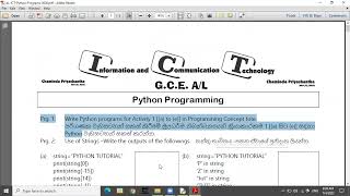 AL ICT Python Day 7 -2022 July 04