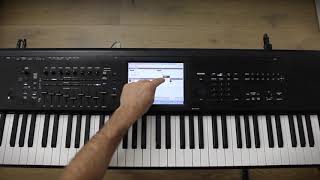 Korg Kronos Tutorial  Assign note transposition to SW1 and SW2