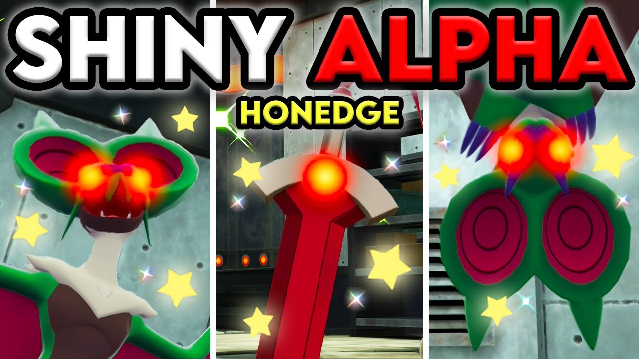 SHINY ALPHA HONEDGE + MORE in Pokemon Legends: Z-A