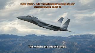 FAA TEST - AIR TRANSPORTATION PILOT - PERFORMANCE Q9321, Q8344, Q9129, Q9320, Q9128 (16-19)