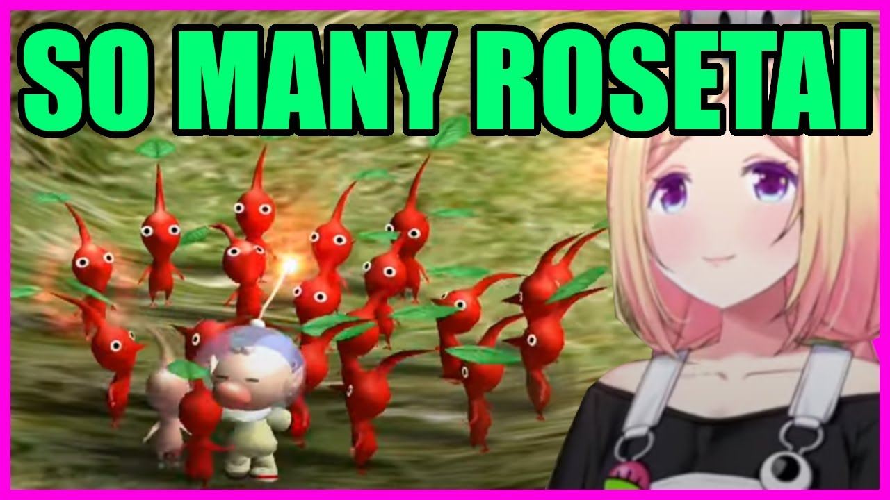 Akirose puts Rosetai to work playing Pikmin