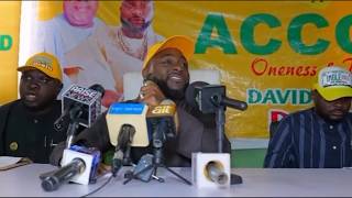 Davido Rubbish Hope Uzodinma-Don't Disgrace Yourself, Stay Away From Osun State