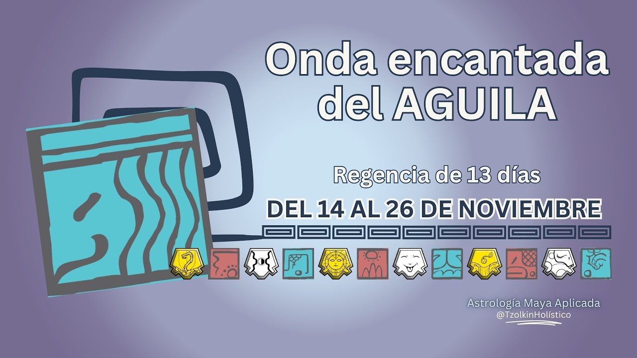 PREDICCIONES onda encantada del ÁGUILA 🦅 CERRANDO NOVIEMBRE l ASTROLOGÍA MAYA aplicada