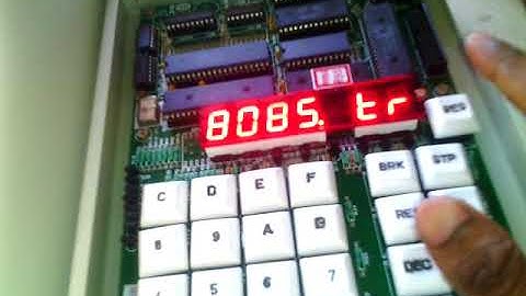 8085 Trainer Kit Demo