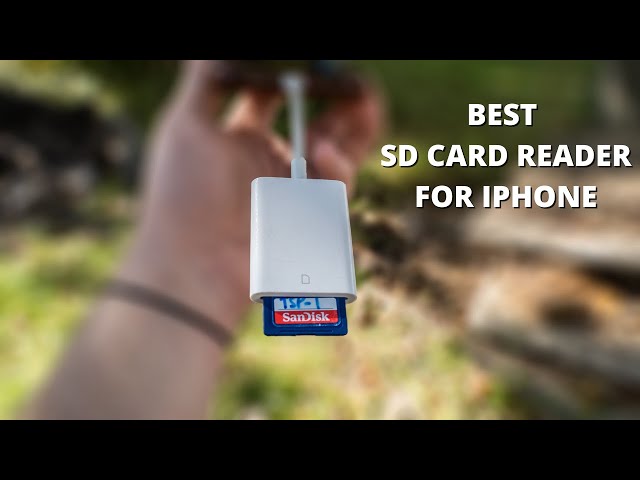 The Best Iphone SD Card Reader for Trail Cameras