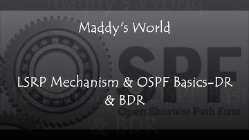 Networking - LSRP Mechanism & OSPF Basics-DR & BDR
