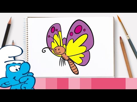 Video: Ako Nakresliť Motýľa