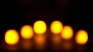 Candles Burning Out of Focus | FREE STOCK FOOTAGE