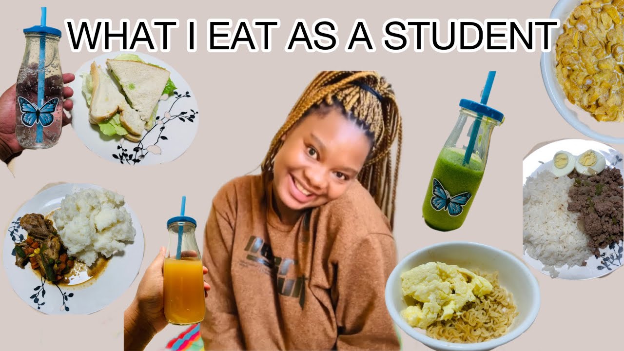 What I eat as a university student | University of Pretoria student |South African YouTuber
