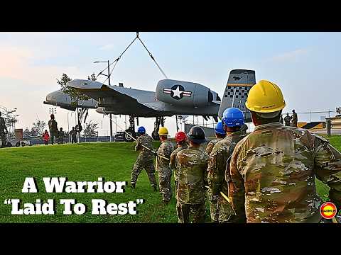 A-10 Thunderbolt II Laid To Rest - See This US Military Hero's Final Destination.