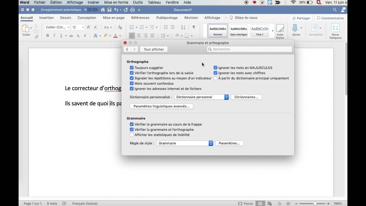WINDOWS 10 COMMENT ACTIVER LE CORRECTEUR AUTOMATIQUE D ORTHOGRAPHE visual data 8