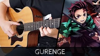 【Demon Slayer: Kimetsu no Yaiba OP】 Gurenge (紅蓮華) - Fingerstyle Guitar Cover chords