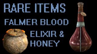 Skyrim Rare Items ep 7 Falmer Blood Elixir Honey