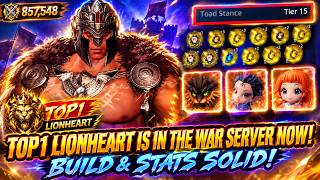 Top 1 Lionheart Is In The War Server (SA14) Backing Up HOF | Updated Build & Stats