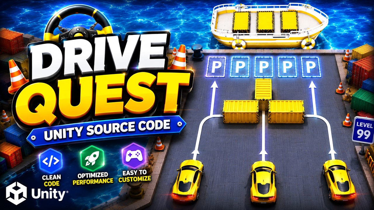 Drive Quest - Unity 3D Puzzle Game Template | 3D Game In Unity | Unity ...