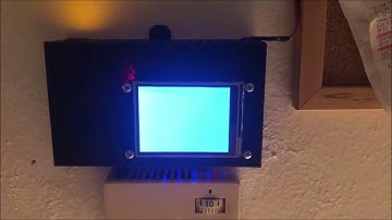 ESP32 WiFi thermostat with touch LCD and Blynk control
