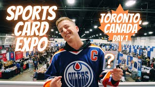 BUYING SPORTS CARDS AT THE BIGGEST SHOW IN THE COUNTRY!!! -The Expo in Toronto