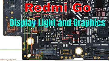 Redmi Go Display Light and Graphics problem Diagram, jumper ways