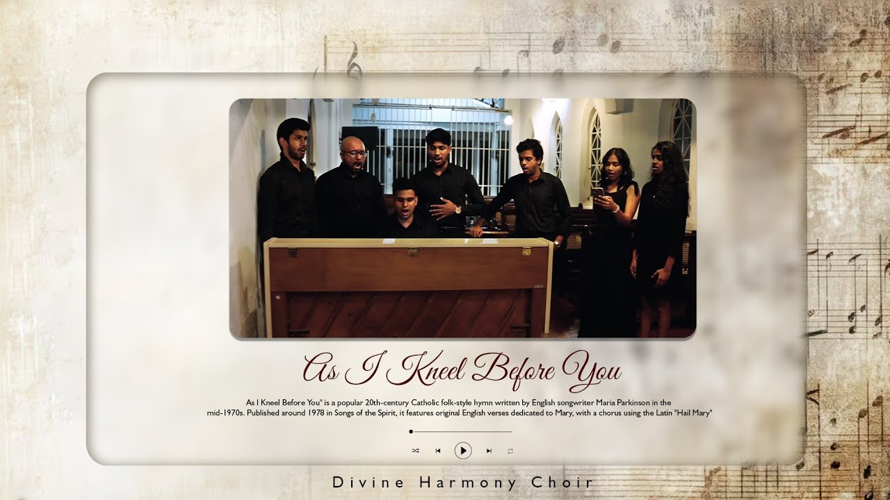 As I kneel Before you (Ave Maria) | SATB Rendition | Divine Harmony Choir - Colombo