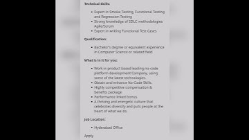 Manual Tester#fresher #experienced #youtubeshorts #getemployed #manualtestingjobs #qajobs