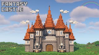 Minecraft: How to Build a Fantasy Castle - Survival / TUTORIAL