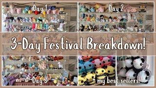 $450 Booth Fee  Was It Worth It?! 3Day Festival Breakdown
