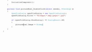 Load a picture into a PictureBox (C# .NET)