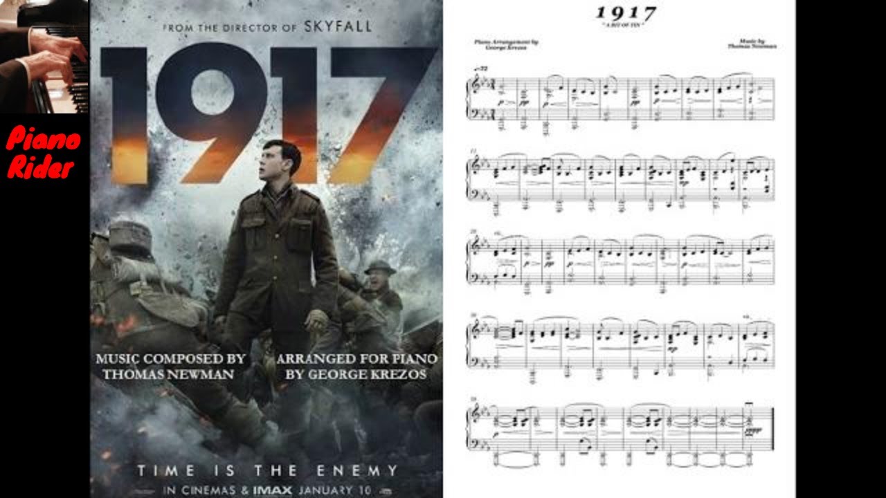 1917 (2019) A Bit of Tin - Thomas Newman (Piano Solo)