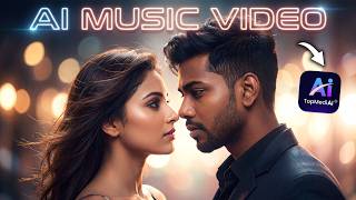 How to make Bollywood Song and Music Video with AI | How to make 90s music with AI | Using TopMediai screenshot 1