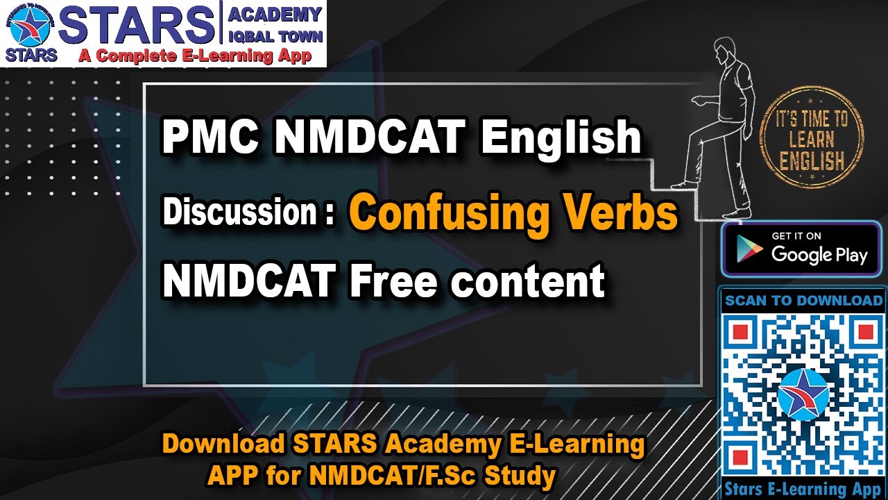Confusing Verbs FSC English  MCQS Discussion | Important English  MCQs NMDCAT Preparation