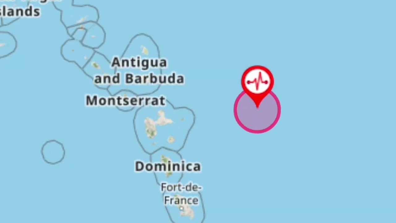 Just now..!! Strong earthquake hits Leeward Islands