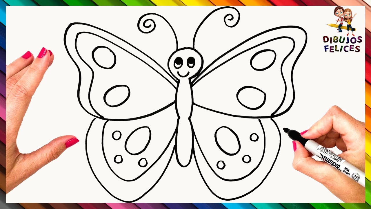 Aprende cómo dibujar una mariposa en 5 sencillos pasos