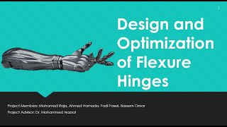 Design and Optimization of a Flexure-Hinge Based Prosthetic Hand-6105